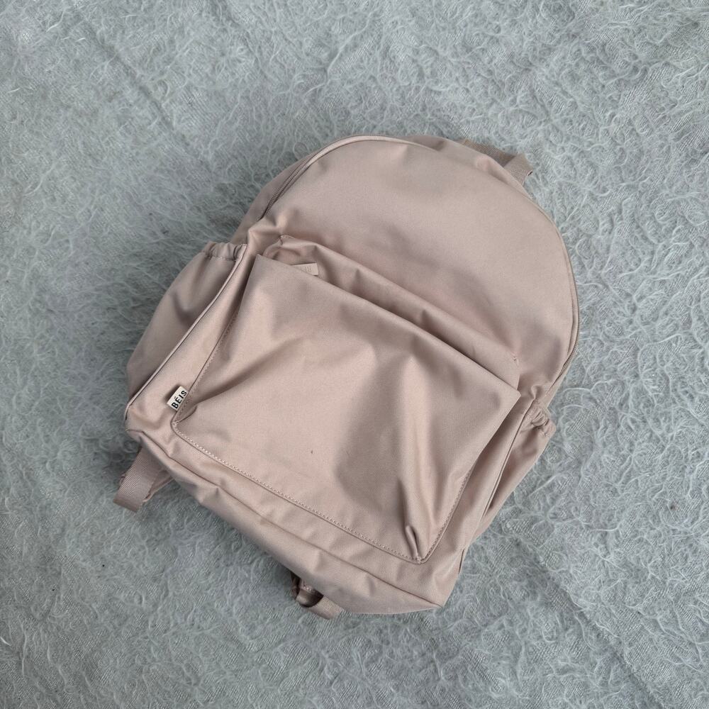 BÉIS Beige Mini Backpack - Picture 1 of 5